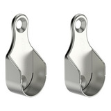 Suporte Cabideiro Oval Oblongo Tubo Cromado Zamac 400 Und