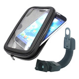 Suporte Capa Impermeável Celular Moto E Bike Giratório 360