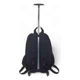 Suporte Carrinho Avulso Mochila Mala 1t Haste Aluminio 45 Cm Cor Preto Desenho Do Tecido Lisa