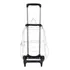 Suporte Carrinho Grande 40cm Rodinha Mochila Escolar Preto