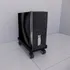 Suporte Carrinho Para Cpu E Nobreak Gamer Com Rodinhas Abas Computador Cor Preto Brovália