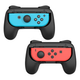 Suporte Case Grip Gamepad Para Controle Joy Con Nintendo Switch Preto