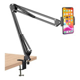 Suporte Celular Apple Fixo Em Mesa Articulado Dobravel