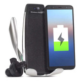 Suporte Celular Carro Veicular Carregador Wirelless Qi Fast