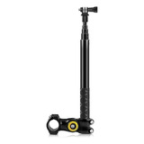 Suporte Celular E Câmera De Aluminio Para Moto E Bike Mzp 222 Tomate Cor Preto