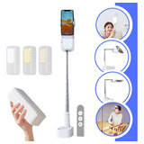 Suporte Celular Mesa Luminária Ring Ligth