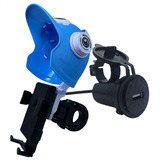 Suporte Celular Moto Bike Anti Reflexo Capacete Carregador