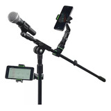 Suporte Celular Pedestal Microfone Bateria Cantor