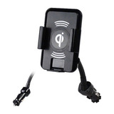 Suporte Celular Veicular Com Carregador Qi Wireless Sem Fio