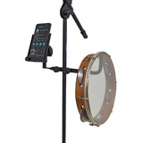 Suporte Clamp Celular Pandeiro Percussão Pedestal Microfone