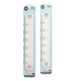 Suporte Com 06 Ganchos Plástico De Parede Autoadesivo Top