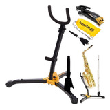 Suporte Combinado Para Sax Clarinete Flauta Hercules Ds532bb