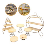 Suporte Completo Mesa Bolos Doces Base Confeitaria Bailarina