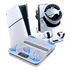 Suporte Cooler Ps5 Carregador Duplo Controle Fone Base