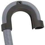 Suporte Curva Para Mangueira Saída De Água Lavadora Compatível Com Electrolux Brastemp Consul E Outras Marcas - Encaixe Universal