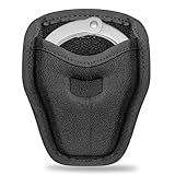 Suporte De Algema Superior Aberto- Estojo Para Algemas- Equipamento Confiável Para Profissionais De Aplicação Da Lei- Fixação Segura Para Cintos De Serviço- Serve Para Algemas De Corrente Ou Dobradiça
