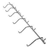Suporte De Armário 12 Xícaras Organizador Cromado 50cm