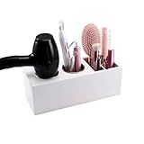 Suporte De Bancada Para Secador De Cabelo Organizador De Ferramentas De Cabelo Suporte De Parede Para Secador De Cabelo Organizador De Porta De Armário Suporte De Secador De Cabelo De Bancada De
