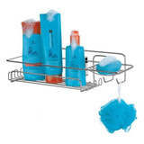 Suporte De Banheiro Porta Shampoo De Parede Com Ventosa