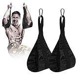 Suporte De Braço Ab Para Treino Abdominal- Alças Duplas Com Mosquetão- Capacidade 130kg- Preto