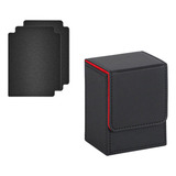 Suporte De Caixa De Baralho De Cartões Preto Vermelho