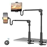Suporte De Cama Para Telefone E Tablet De 11 6 Cm A 28 Cm Com Controle Remoto Sem Fio Suporte De Pescoço De Ganso Para Celular Braço Longo