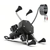 Suporte De Celular GPS Para Moto E Bike Com Carregador Universal USB Móvel Giratório 360 Ajustável Retrovisor Da Moto Resistente À Água