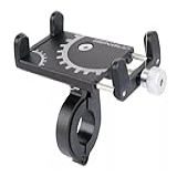 Suporte De Celular GPS Universal Rotação 360º Para Bike- Moto E Bicicleta - Alumínio Resistente E Ajustável