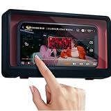 Suporte De Celular Para Box Banheiro A Prova D-agua Anti-embaçamento Sensível Ao Toque- -Preto-