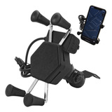 Suporte De Celular Para Motos Universal Com Carregador Usb