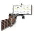 Suporte De Celular Para Violão Guitarra Cifrashelf 2 Em 1 Cor Preto