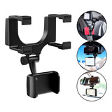Suporte De Celular Retrovisor Para Carro Espelho Interno Gps