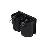 Suporte De Copo De Viagem Para Bagagem  Suporte Universal De Copo Para Duas Canecas De Café  Mãos Livres  Mala De Viagem  Suporte De Bebida Para Viajantes Comissários De Bordo  Preto 