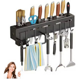 Suporte De Cozinha Porta Talheres Toalha 50cm Com 8 Ganchos
