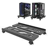 Suporte De CPU Móvel Suporte De Rolagem De CPU Ajustável Suporte De Carrinho De Computador Móvel Com Rodas Giratórias De Bloqueio Suporte Para PC Preto