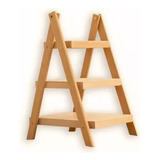 Suporte De Doce Escada De Mesa 3 Andares Mdf Festa Provençal
