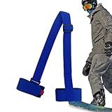 Suporte De Esqui De Ombro Alça De Transporte De Esqui Correias De Esqui Porta Esquis De Nylon Ajustável Alça De Ligação De Ombro Para Suportes De Esqui Portáteis Para Snowboard E Esqui De Montanh