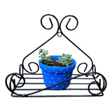Suporte De Ferro P plantas 30cm Prateleira Rústica Suspensa