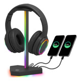 Suporte De Fones De Ouvido Rgb Com 1 Transmissão De Dados Us