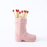 Suporte De Fósforo De Bota De Caubói Suporte De Fósforo Com Atacante Suporte De Fósforo De Banheiro Decoração De Botas De Caubói Acessório Muito Fofo Para Decorações De Interiores