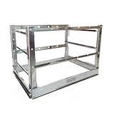 Suporte De Grelhas E Espetos 70x51-5 Para Churrasqueira Em Aço Inox