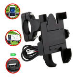 Suporte De Guidão Universal Para Bike Motos Carrega Celular