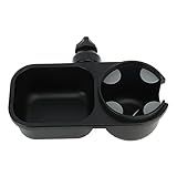 Suporte De Lanche Bandeja De Lanche Suporte De Copo 2 Em 1 Apanhador Universal De Lanches Para Crianças Viagens Vida Diária Preto