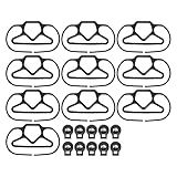 Suporte De Máscara Facial 10 Peças- Suporte De Silicone Para Proteção Facial Para Reduzir O Embaçamento Dos óculos