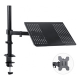 Suporte De Mesa Articulado Monitor Ou Notebook 42cm Altura Cor Preto