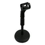 Suporte De Mesa Microfone Mini Pedestal Portatil Desmontável