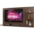 Suporte De Mesa Panel Rack Para Tv De Até 49 Com Prateleiras - Clean Color Jacarandá