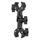 Suporte De Montagem Com Braçadeira Dupla Magic Arm Clamp Par