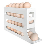 Suporte De Ovos Rolantes De Geladeira Organizador Para 30 Ovos