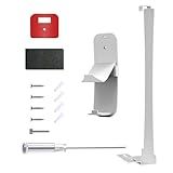 Suporte De Parede Compatível Com Playstation 5 Conjunto De Ganchos De Armazenamento Para PS5 Slim Console Branco 